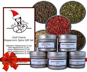 
Chef Cherie Photos - Website, Amazon Store and Hang Tag Graphic for spice gift set 