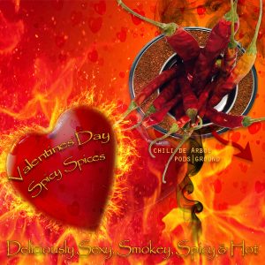 Spicehouse USA - 1 of 3 versions of a Spicy Valentine's Day promotion for social media 
