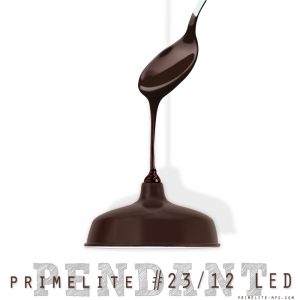 Primelite Mfg - Promotional Graphic promoting chocolate Brown pendant light