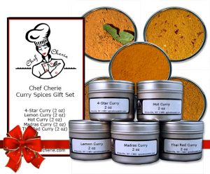 Chef Cherie - Website, Amazon Store and Hang Tag Graphic for spice gift set 