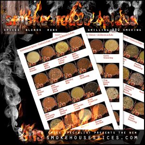 Smokehouse Spices -Website, Blog & Social Media Graphic promoting Updated website 