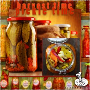 Chef Cherie - Website, Blog & Social Media Graphic promoting Pickling Spices